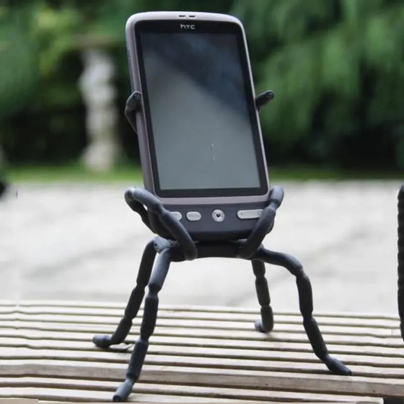 Universal Car Mobile Phone Holder For iPhone Samsung Bicycle MP4 Spider Flexible Wall Bracket Desktop Stand GPS Mount Car Holder