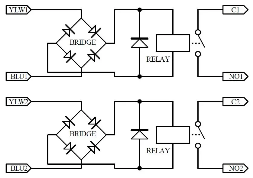 Módulo de relé de potencia de 10 amperios, SPST-NO Dual, voltaje de Control de 5V CA/CC