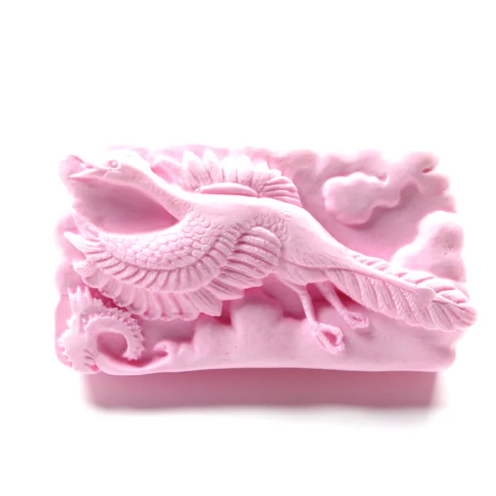 Dinosaur Mold S491 Craft Art Silicone 3D Soap Mold Craft Molds DIY Handmade Candle Molds