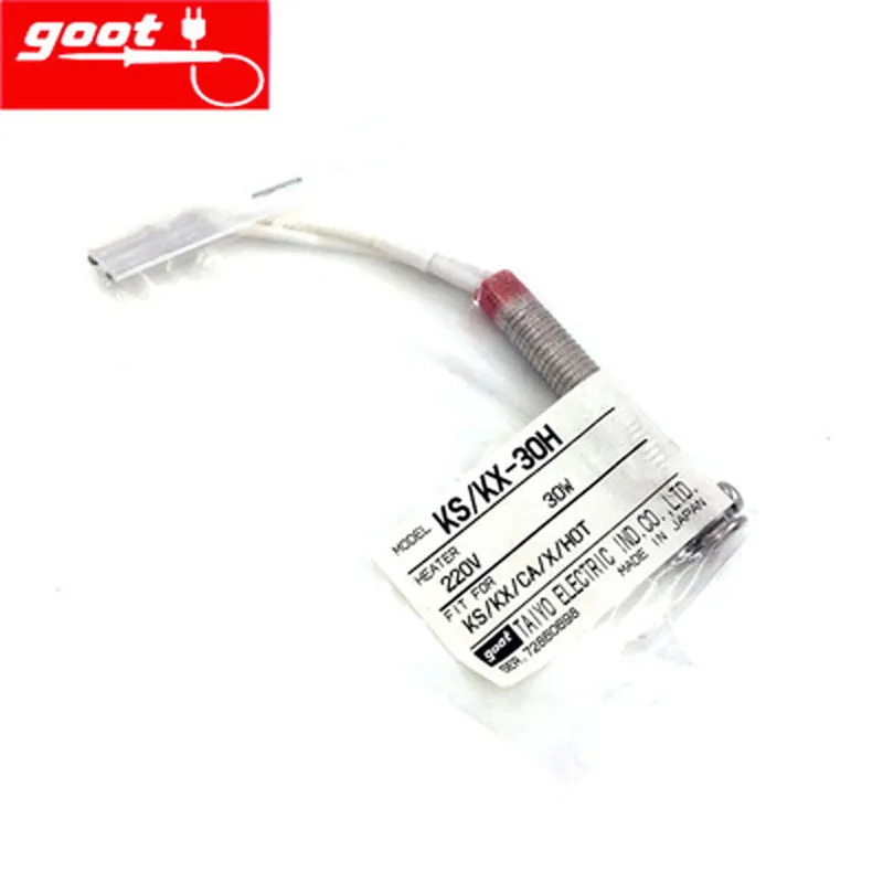 Original Japan GOOT KS/KX Replaceable Solder Ceramic Heater Core Ultra-durable Soldering Iron Heating Element External Heat Type