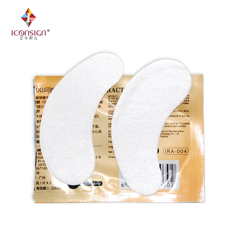 Zero sensitive 100 pairs/box Eye pads for eyelash extension gel patches Eye Stickers Collagen and Hyaluronic eye pads