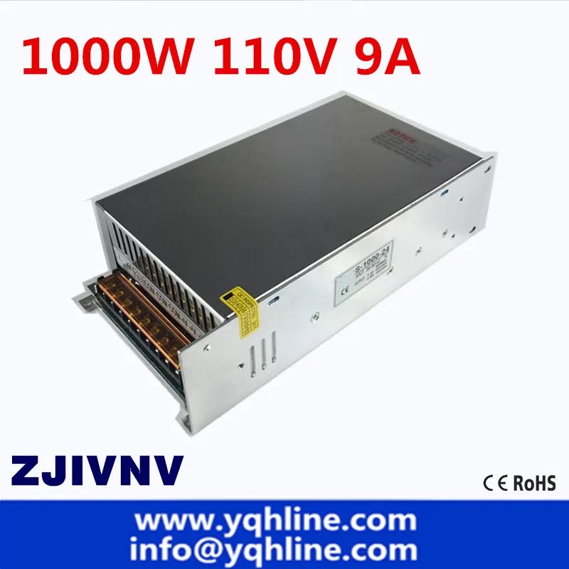 Factory 1000W Switching Power Supply output 110v 9a Transformer AC TO DC SMPS for LED Light CNC Stepper