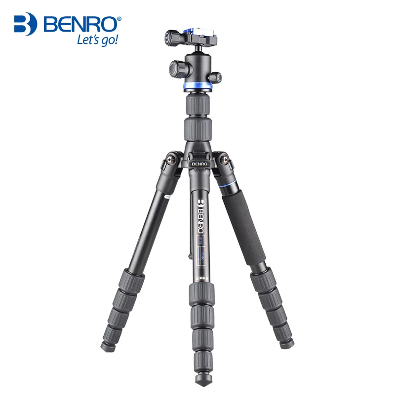 

Benro IF19 Tripod Aluminium Portable Travel Tripods For Camera Reflexed Monopod 5 Section Carrying Bag Max Loading 8kg DHL Free