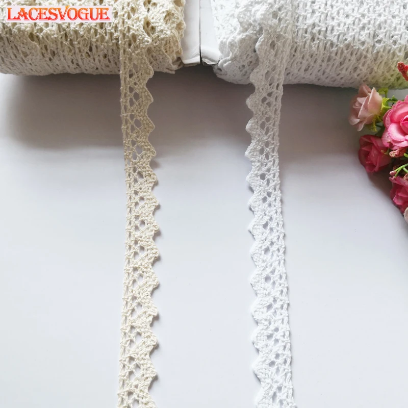 

Braid Cotton Lace Trim Patchwork, Needlework Sewing Accessories, Clothes Decoration, Garment Material 493, 80Yards, 1.9cm