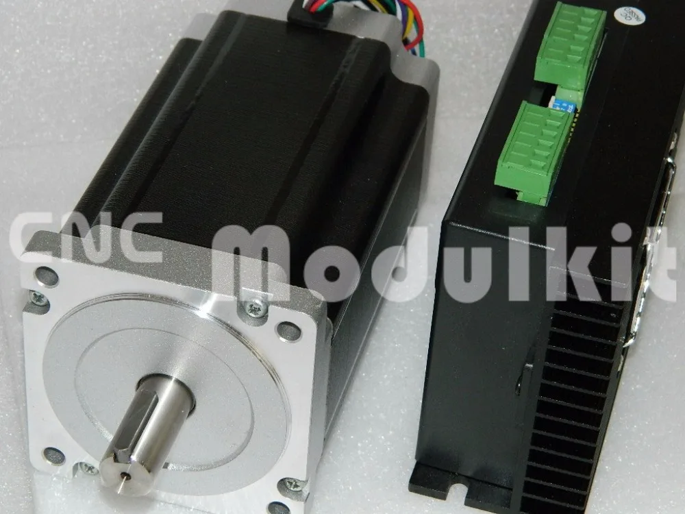 Stepper System Set 86J18156-845 Body Length 156mm 12Nm NEMA 34 Step Motor With MA960H AC Voltage Driver By CNC Modulkit