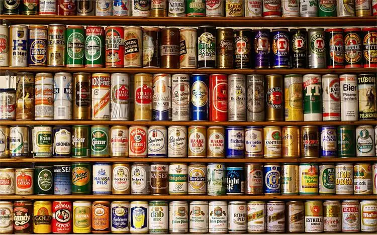 Beer Bottle Vintage Photo Murals Wallpaper Custom 3D Mural Abstract Wallpapers Living Room KTV Bar Wall Art Decor Wall Paper