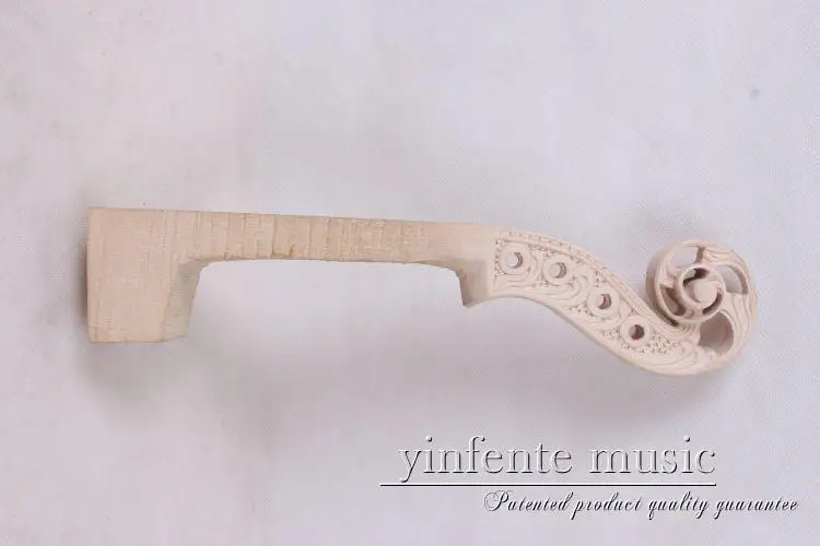 new 4/4 Violin Neck New hand carved white 1 pcs 2-2#