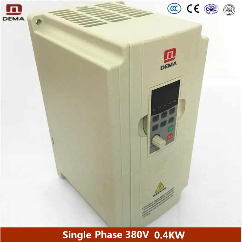 DEMA D5 Series Light Load AC Drive Single Phase 220V Variable Frequency Inverter VFD 0.4KW Power AC Asynchronous Motor Converter