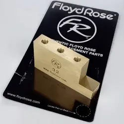 Original Floyd Rose Brand 32mm L Shaped Brass Block - Made By Floyd Rose