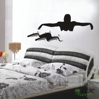 Swimming Wall Stickers Sports Wall Decors, Swimming Wall Decal Home Decoration