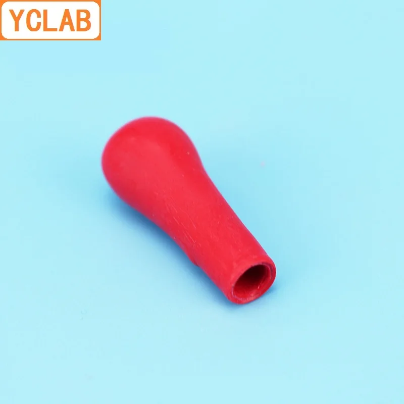 YCLAB Bulb Suction Syringe Red or Blue Aurilave Washing Ear Ball Rubber Nozzle Small Medium Large Extra Large Labware Equipment