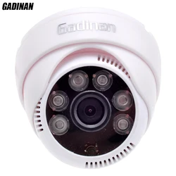 GADINAN AHD Surveillance Camera  AHD 1.0MP/2MP Dome Camera Indoor 6pcs IR Array AHD CCTV Camera Security