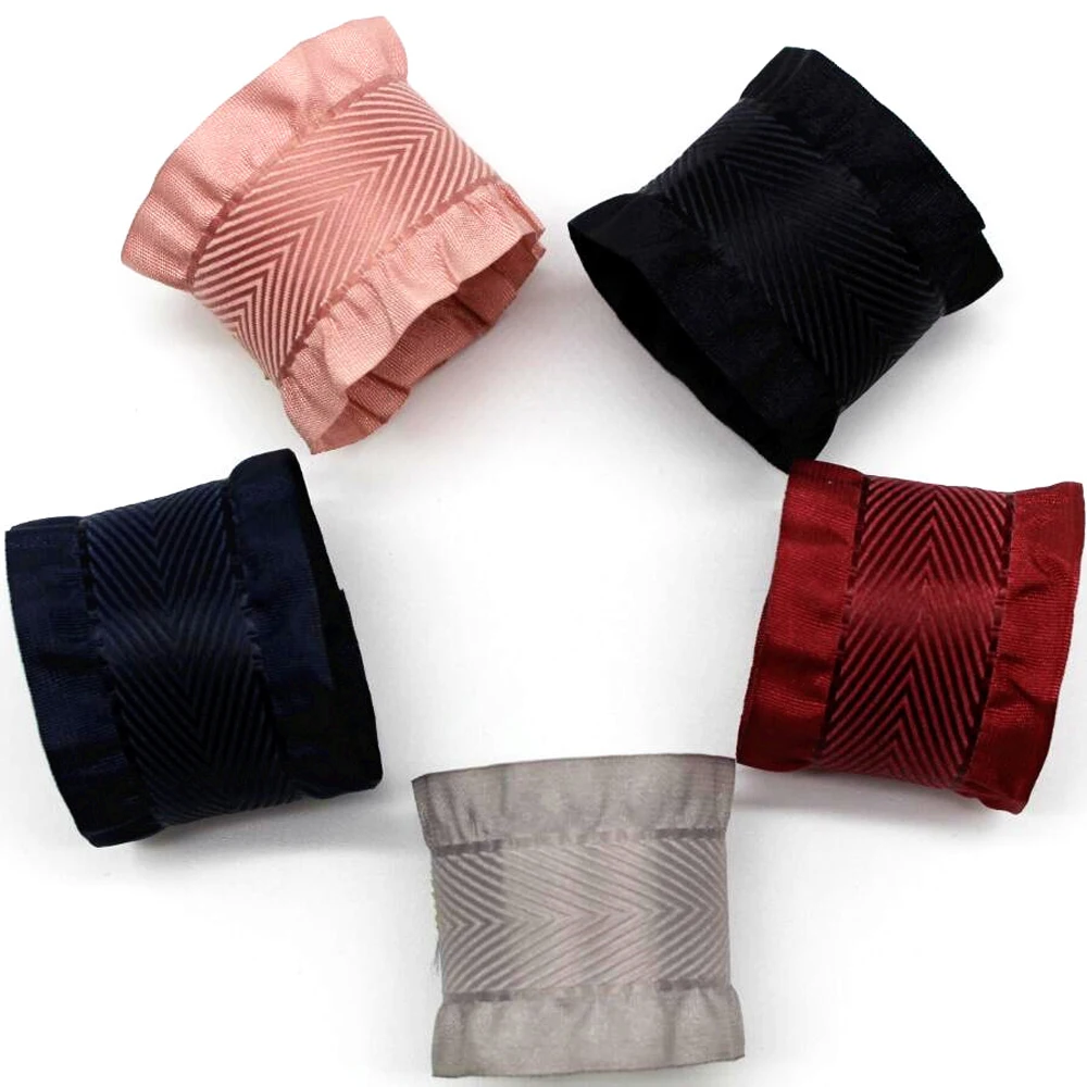 10 Yards 38MM Pleated Flounce Ribbon  DIY Handmade Materials Gift Wrapping Skirt Edge Headband Twill Ruffles