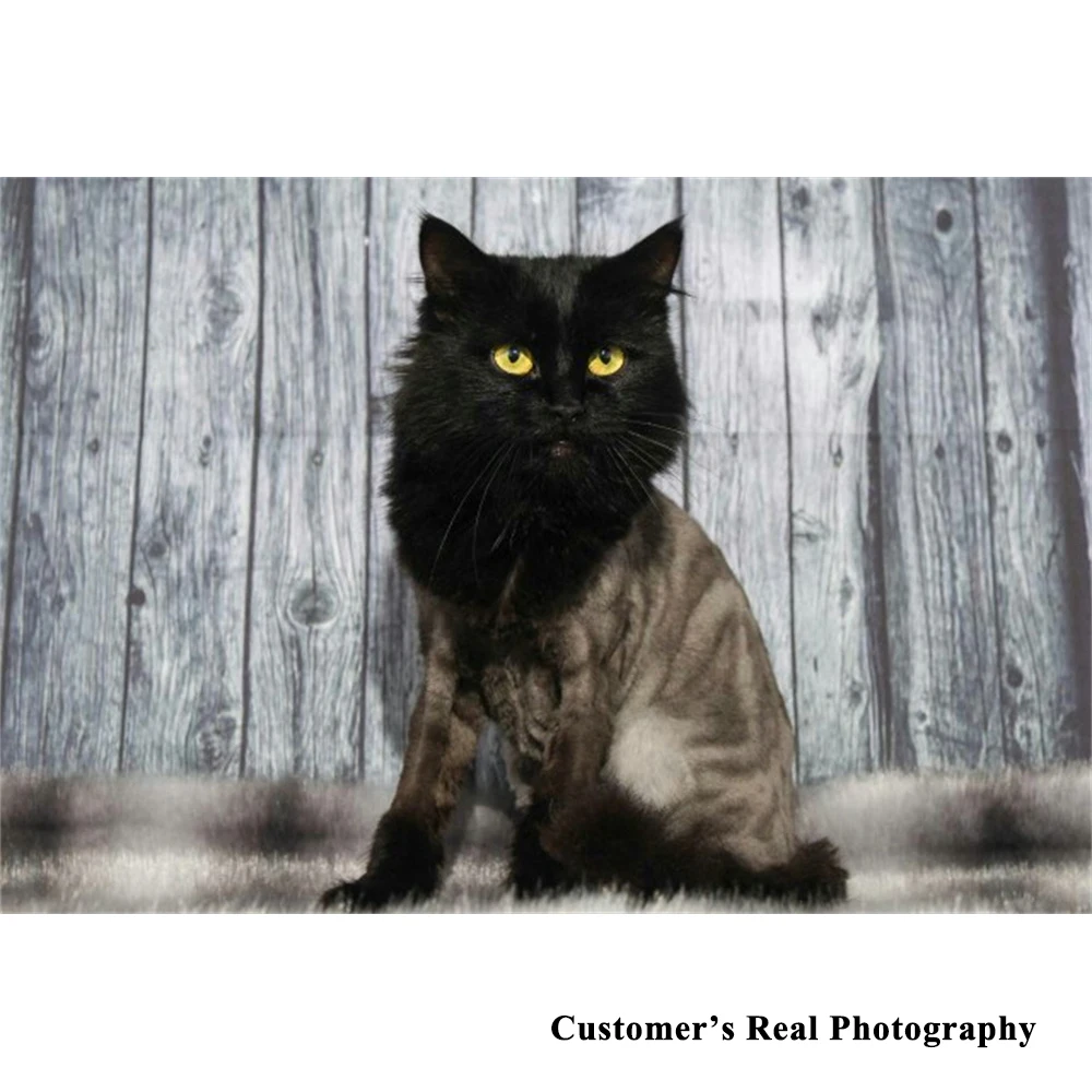 Laeacco Wood Backgrounds Dark Planks Board Fade Texture Pet Doll Portrait Photography Backdrops Photocall Photo Studio