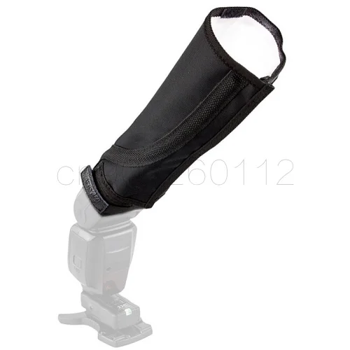 Reflector de luz de velocidad plegable Universal, Snoot sellado, Softbox difusor, doblador para SB900 SB600 430EX 580EX Flash Softbox