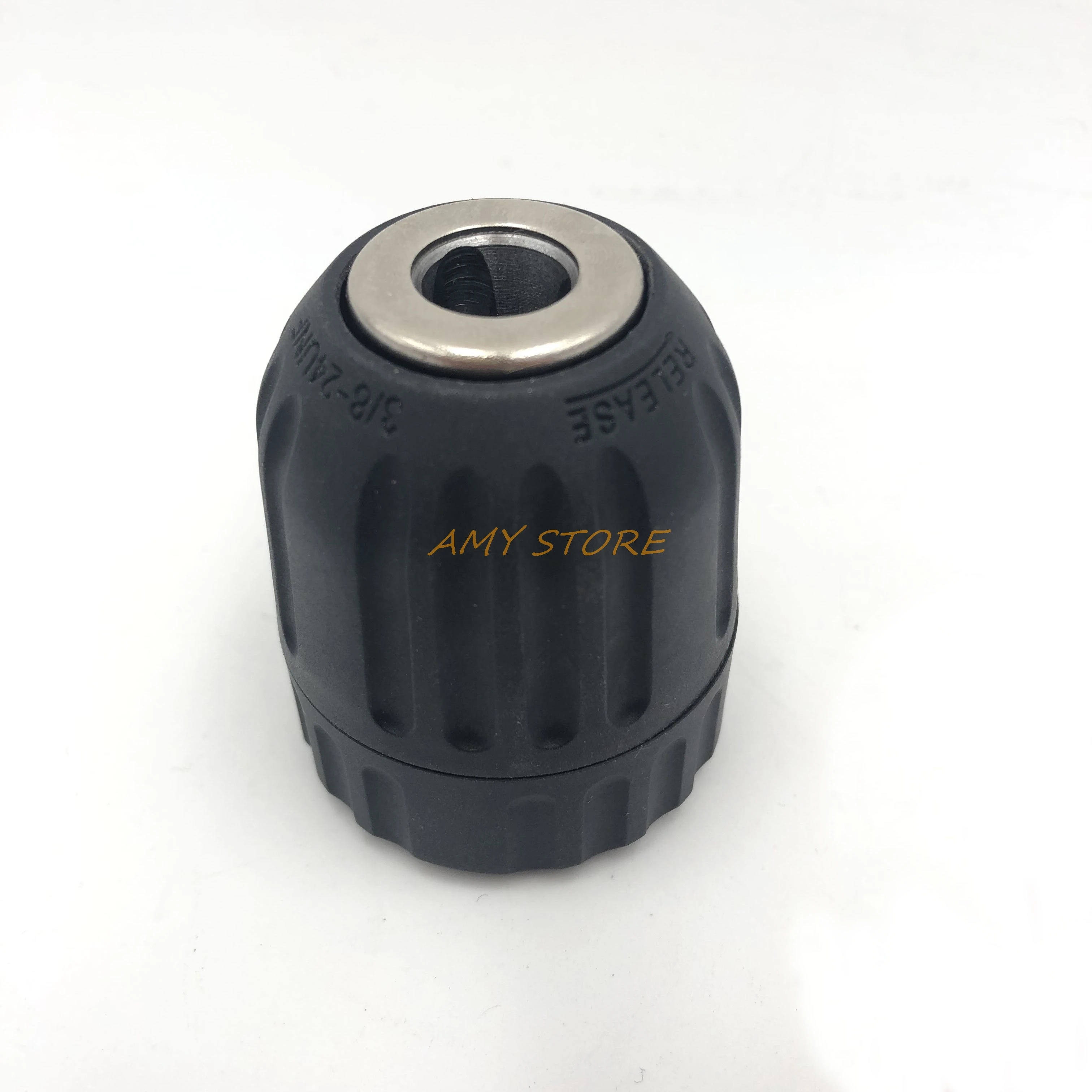 ขับเคลื่อนไร้สายไขควงเจาะ Chuck เก็บ 3/8-24UNF 1/2-20UNF M12x1.25 0.8-10mm Keyless Quick Grip release Self ล็อค