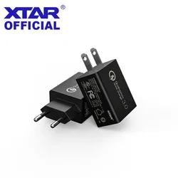 XTAR 18W QC 3.0 Adapter szybka ładowarka szybkie ładowanie ładowarka do telefonu komórkowego ue US UK Power karta z ładowarką USB