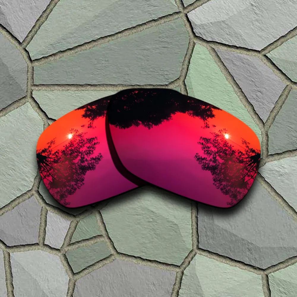 

Violet Red Sunglasses Polarized Replacement Lenses for Oakley Inmate