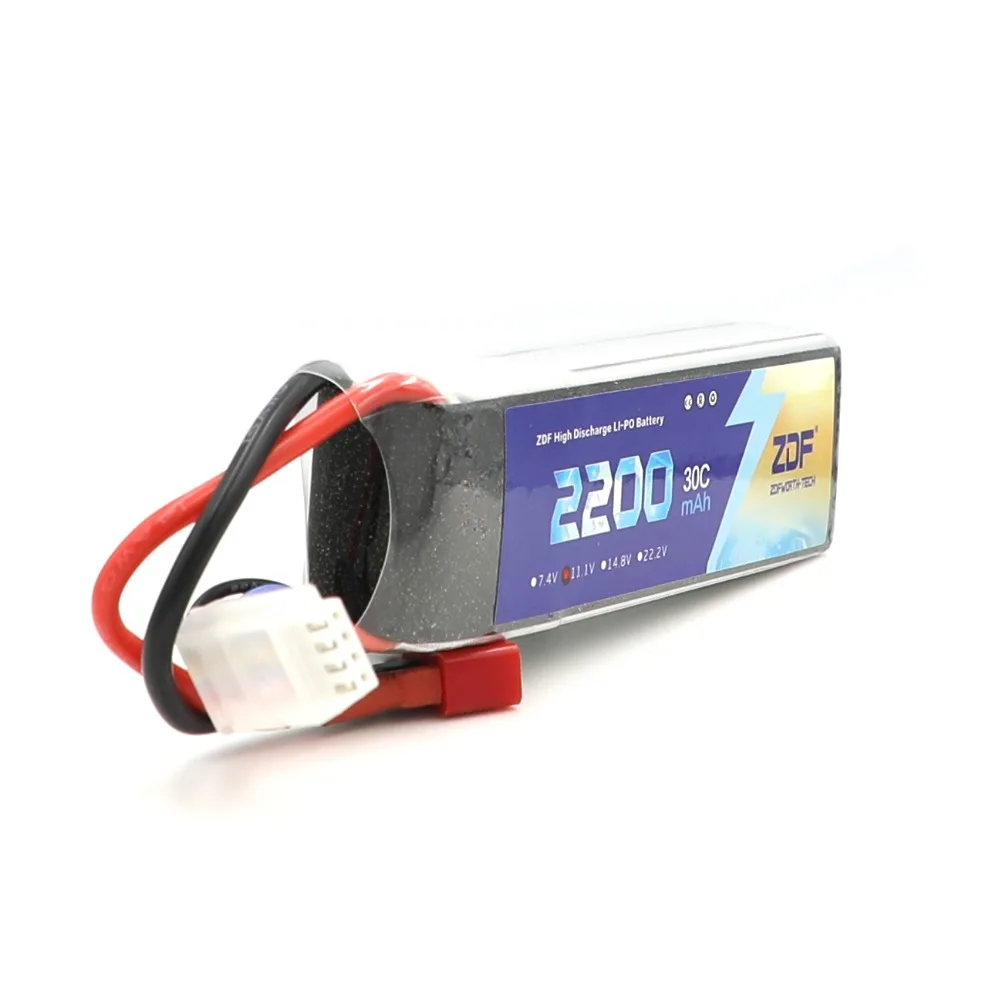 ZDF Lipo Battery 11.1V 2200mAh 30C for RC Trex 450 Fixed-wing Helicopter Quadcopter Airplane Car Lipo 3s Bateria