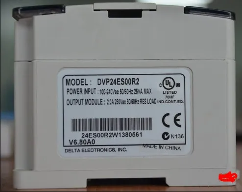 PLC DVP24ES00R2 100-240VAC 16DI 8DO relay output 24 points relay host