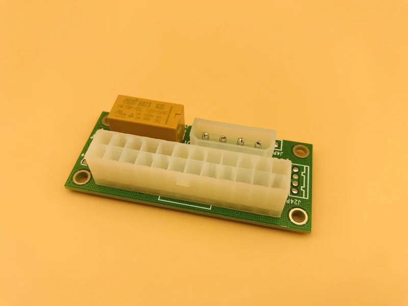 Новейший 4PIN ATX 24Pin до 4Pin Dual PSU источник питания синхронизация стартер удлинитель Кабель карта для майнера BTC