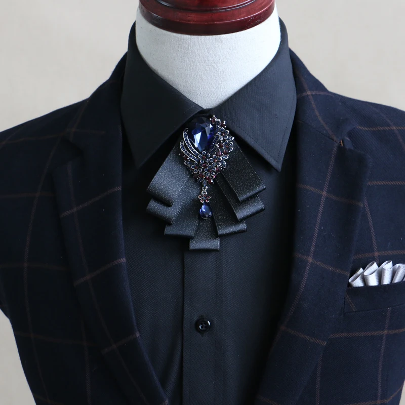 

New Free Shipping fashion casual Men's male European style wedding groom groomsman tie dress collar British business women