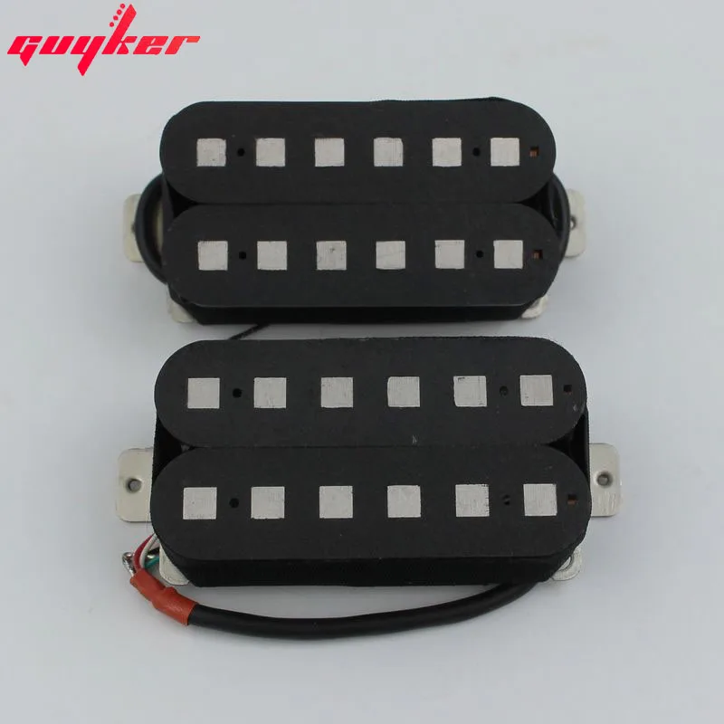 GUYKER All AlNiCo Square Pole Magnet Electric Guitar Pickups 1 set Humbucker Nick and bridge pickup