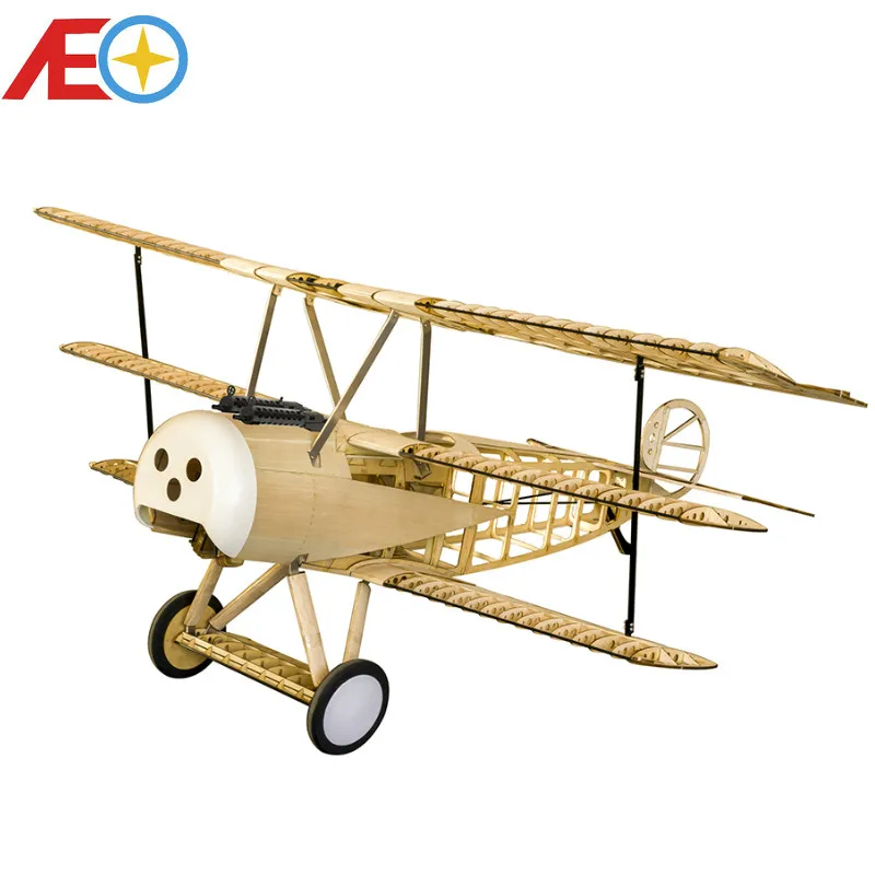 

Balsawood Airplane Model Laser Cut Electric Power Fokker DRI 1540mm Wingspan Building Kit Woodiness model /WOOD PLANE