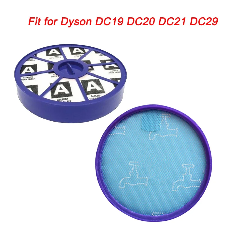 Front & Back HEPA Filter Kit for Dyson DC19 DC20 DC21 DC29 Pre & Post ,upper & lower Motor Filters Vacuum Cleaner Replacement