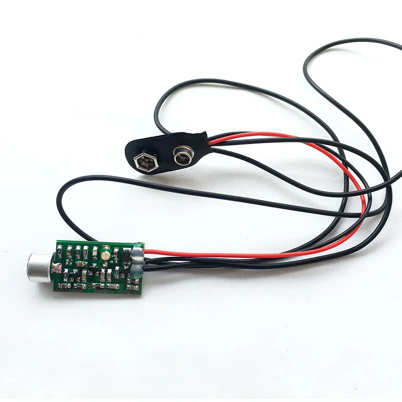 Mini FM Transmitter Microphone Module MIC Wireless Audio Transmitter 100MHz Mini Bug Wiretap Dictagraph Interceptor