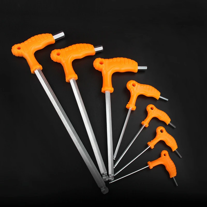 7Pcs/Set  2.5-10MM L-shaped Hex Wrench Set Ball Head Wrenches Allen Key Professional Spanner Hand Tool Ferramentas Herramientas