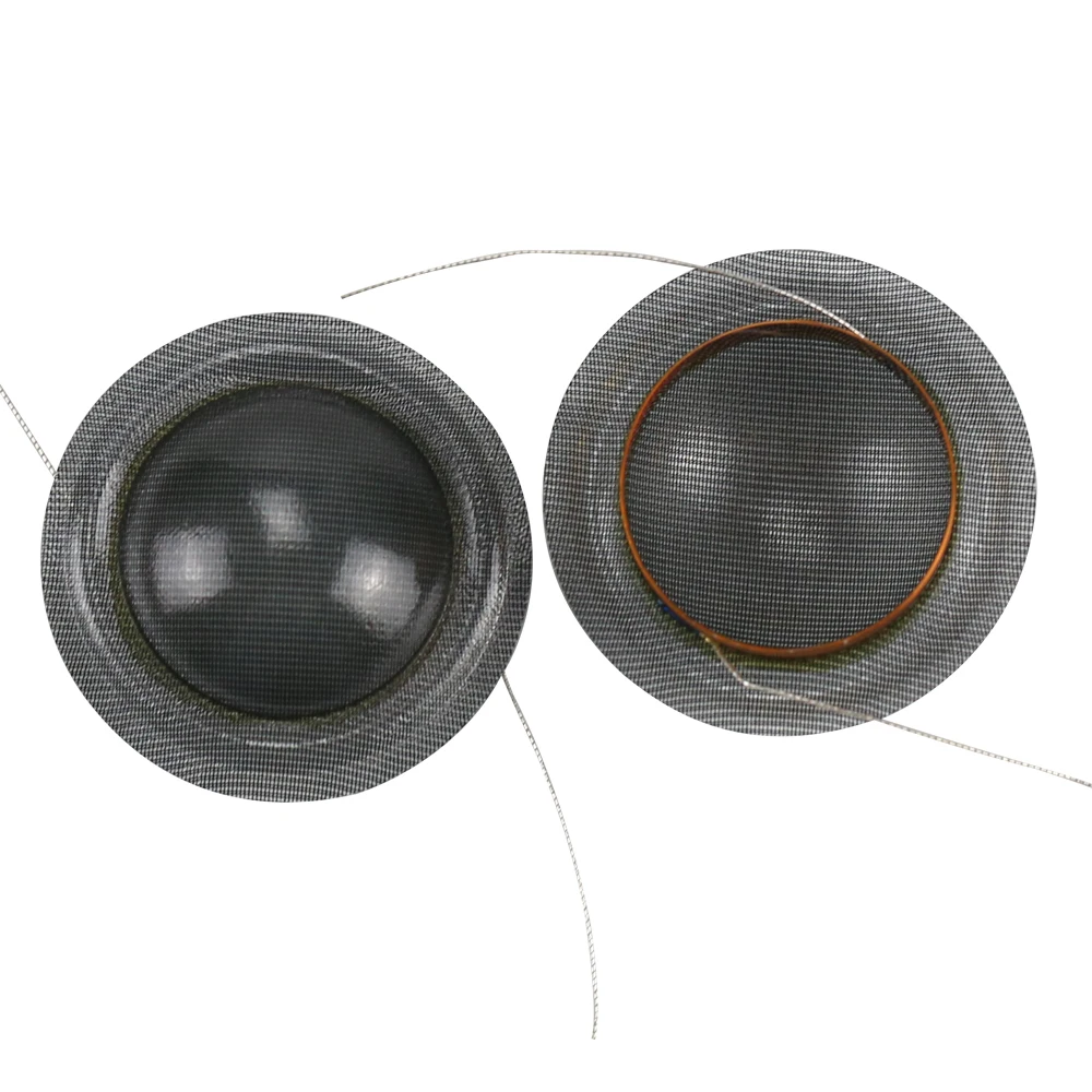 GHXAMP 20Core 20.4MM TREBLE Voice Coil KSV Speaker repair accessories Tweeter Crystal Translucent silk Diaphragm DIY 2PCS