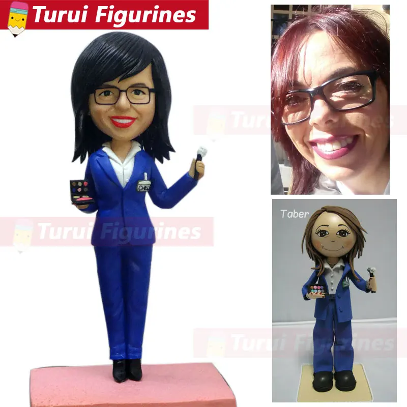 

personalized bobble head figures dresser custom bobblehead doll from picture to figurines custom fashion doll by Turui Figurines