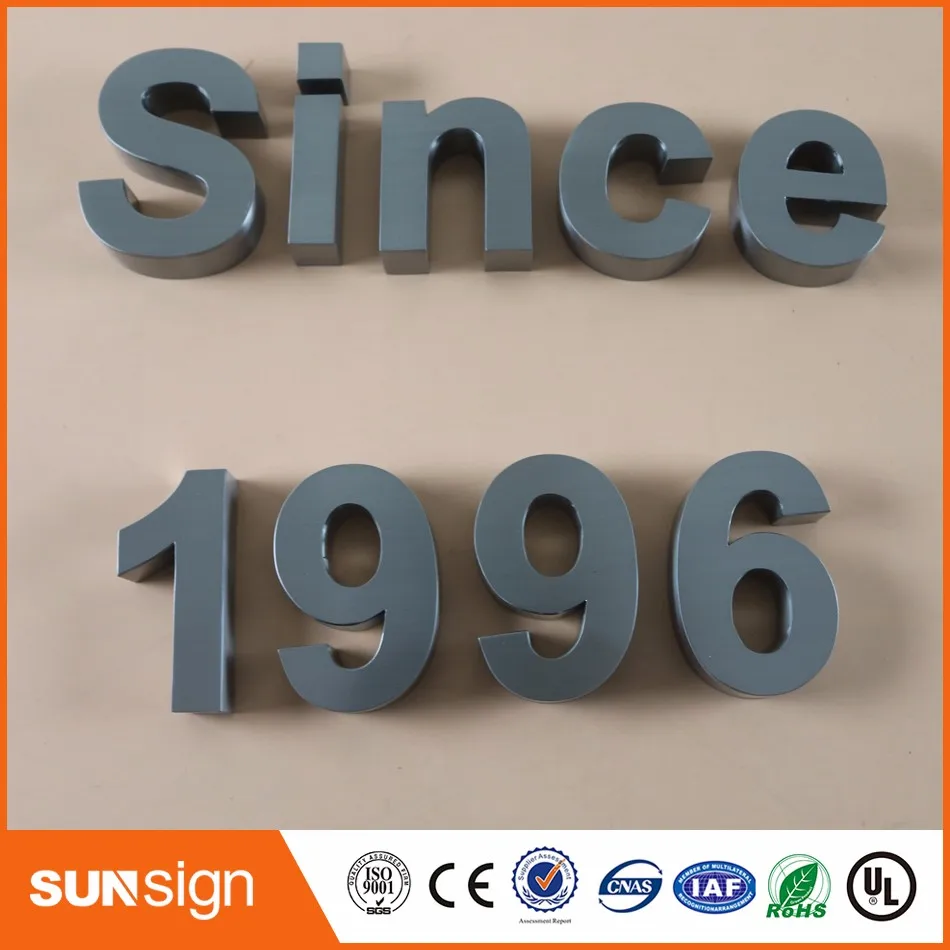 sample business letter decorative stainless steel letter sign