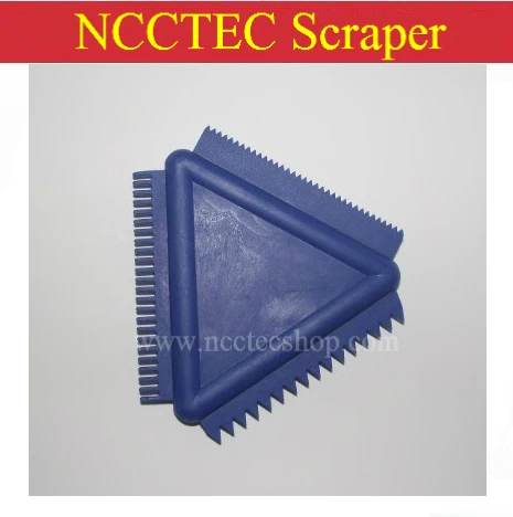 

NCCTEC Rubber Triangular scraper for wall art coating | wall painting tools