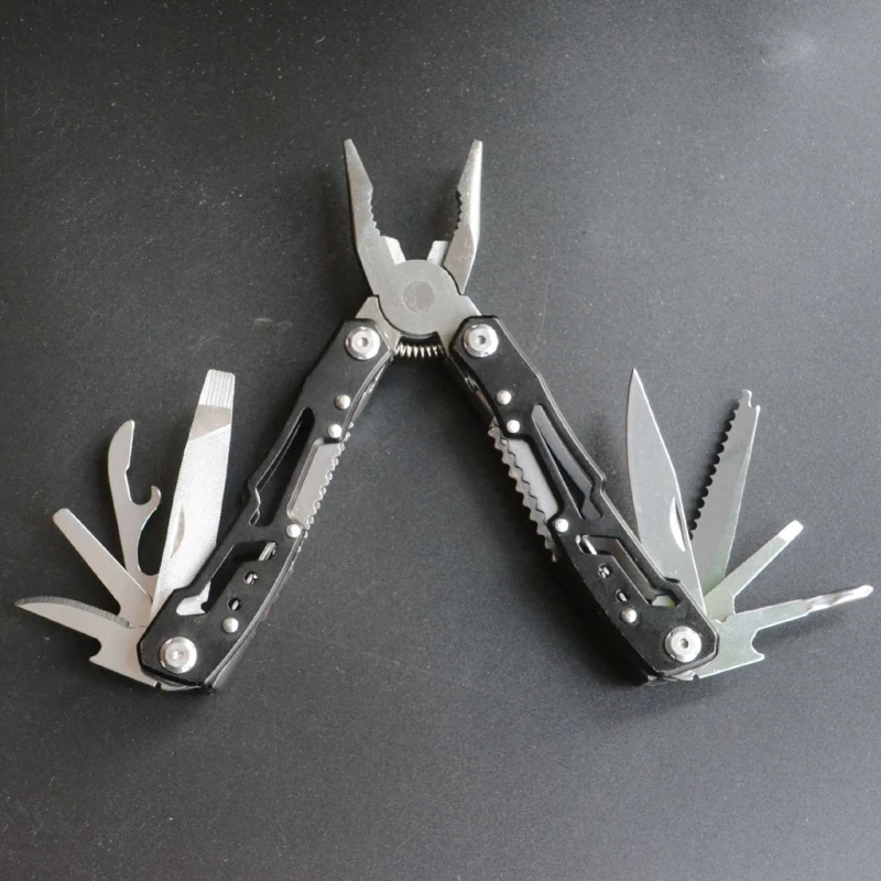 Outdoor  Folding Stainless Steel Multifunction Pliers Knife Screwdriver Tool Multi Plier Survival