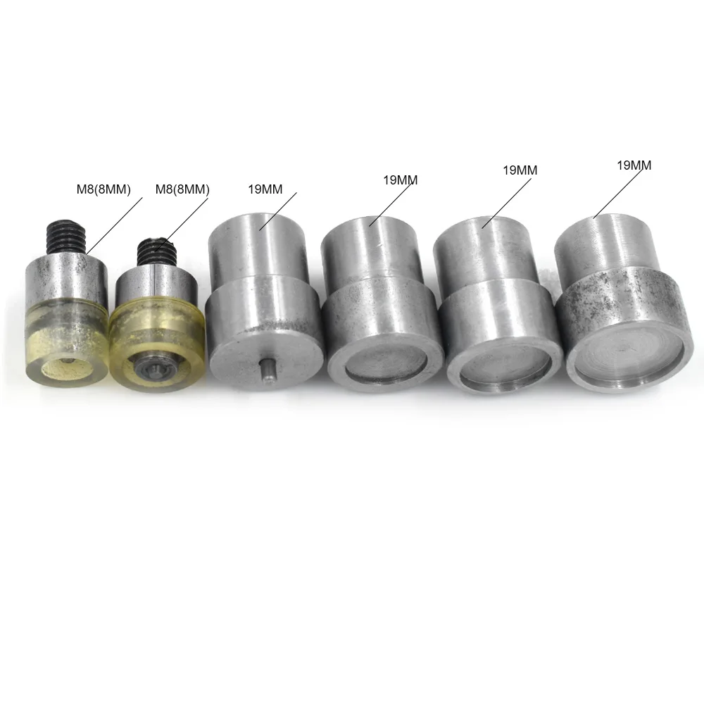 15-20MM buttons mold.Hand pressing button machine. Machine mold.Prong Snaps mold. Button installation tool. Metal rivets molds.