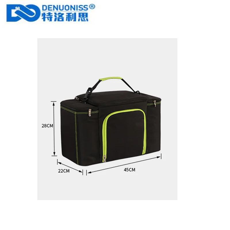 DENUONISS Large Capacity Picnic Bag Takeaway Insulation Bag Aluminum Foil  Food Thermal Bag Tote Factory Direct Sales