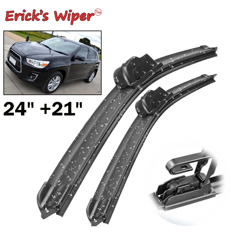 Erick\'s Wiper LHD Front Wiper Blades For Mitsubishi ASX Outlander Sport RVR GA 2010 - 2022 Windshield Windscreen Window 24\