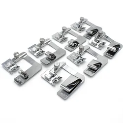 1 PCS 6-25mm Domestic Sewing Machine Presser Foot Rolled Hem Feet Set For Brother Singer Janome Sewing Accessories Tools