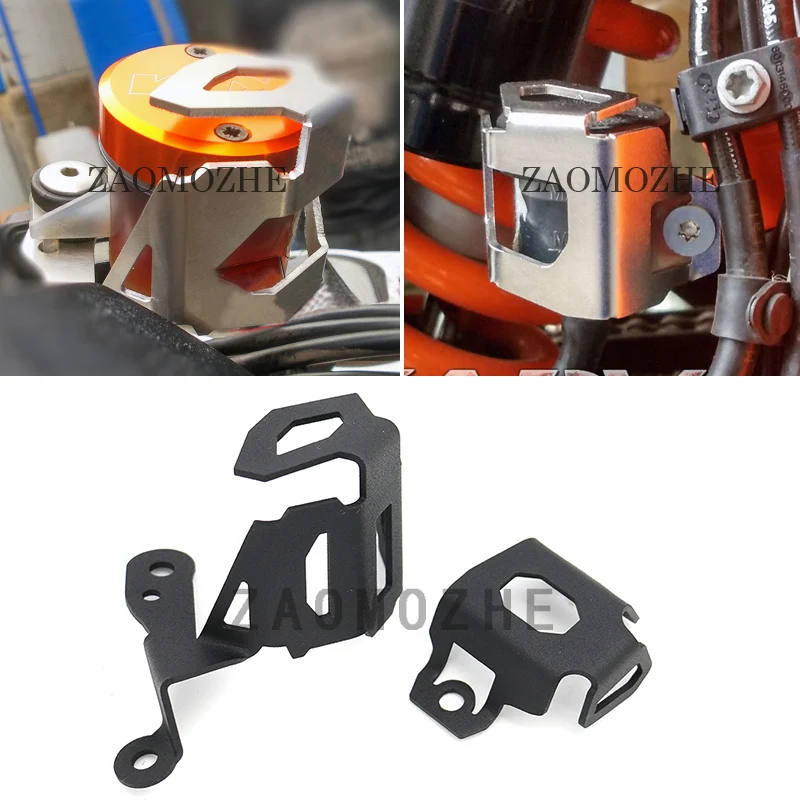 Motorcycle Aluminum Front Brake Fluid Reservoir Guard Protective Cover for KTM 1050 1090 190 1290 ADV 2013 2014 2015 2016