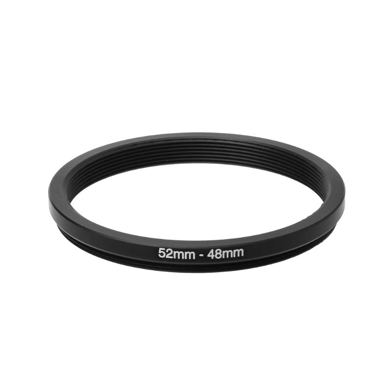 Adaptateur d'anneau de lentille de filtre abaisseur en métal, accessoires d'outil de caméra 52mm à 48mm