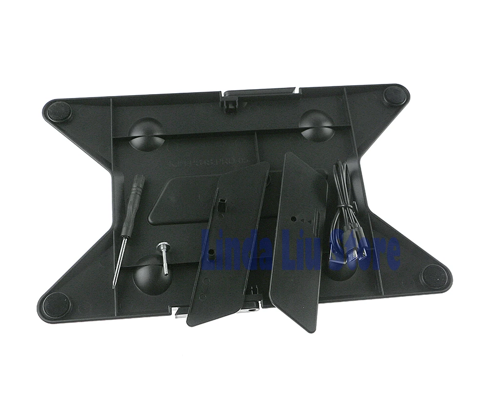 Soporte Vertical de 5 uds con soporte de controlador Dual con destornillador para PS4 Slim para PS4 Pro