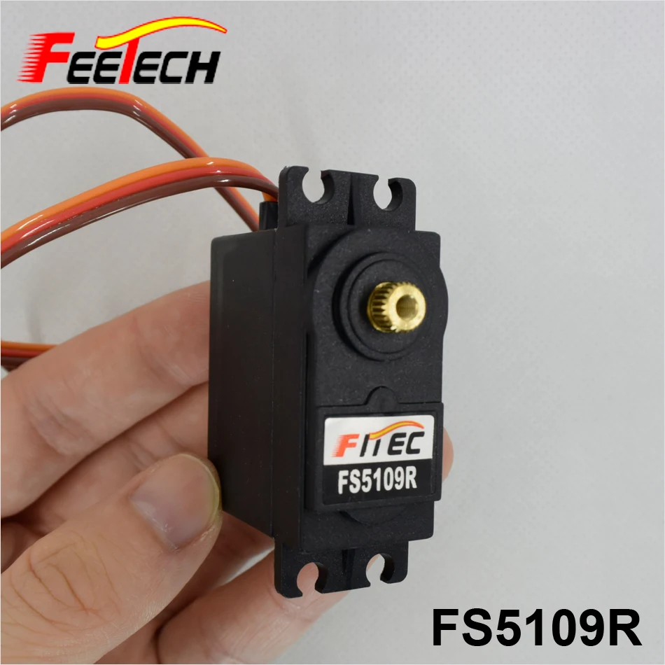 5pcs 10kg.cm 360 Degree Continuous Rotation Servo FS5109R FEETECH Servo for Robot