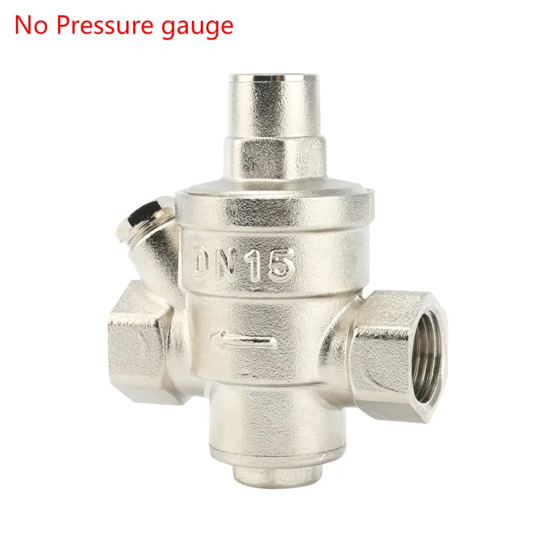 DN15 DN20 Brass regulator with Gauge maintaining Tap water pressure reducing valve