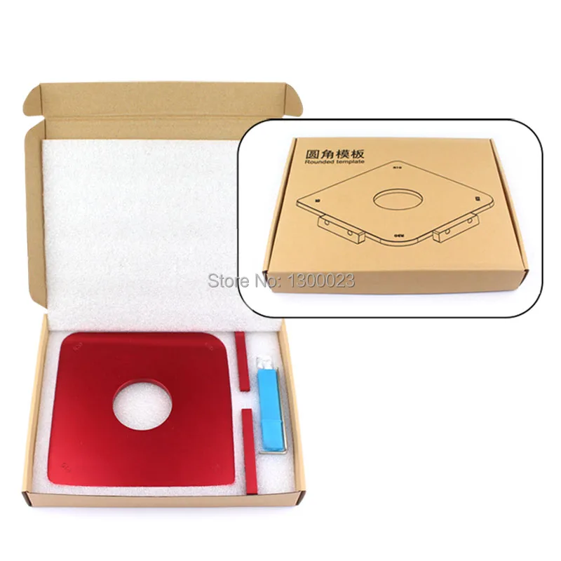 Round Corner Jig Templates R5 R10 R20 R30 Wood Routers Jig Radius Quick-Jig Router Table Bit Woodworking Tools