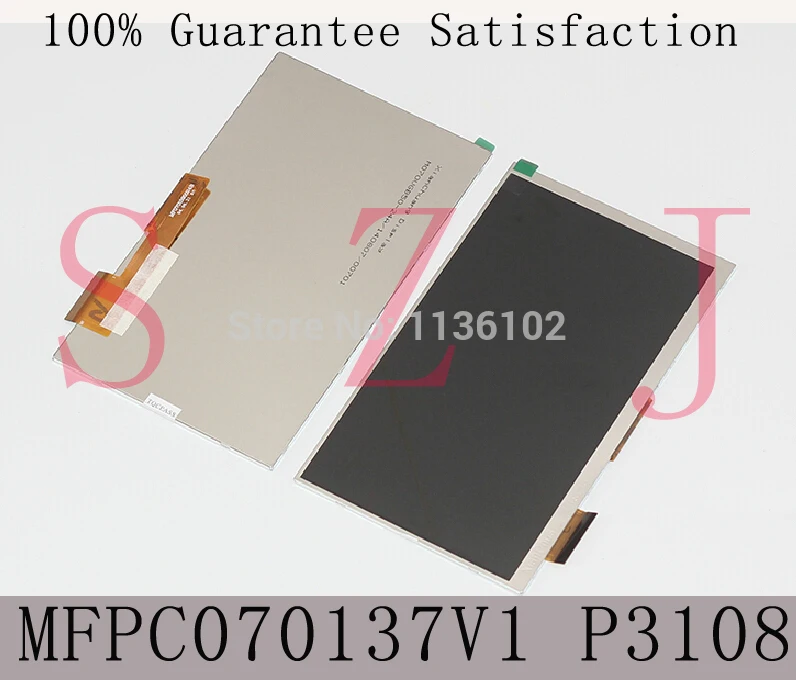 New 7'' inch Ericsson dual-core communication cable S8 MFPC070137V1 P3108 lcd display new main screen Free shipping