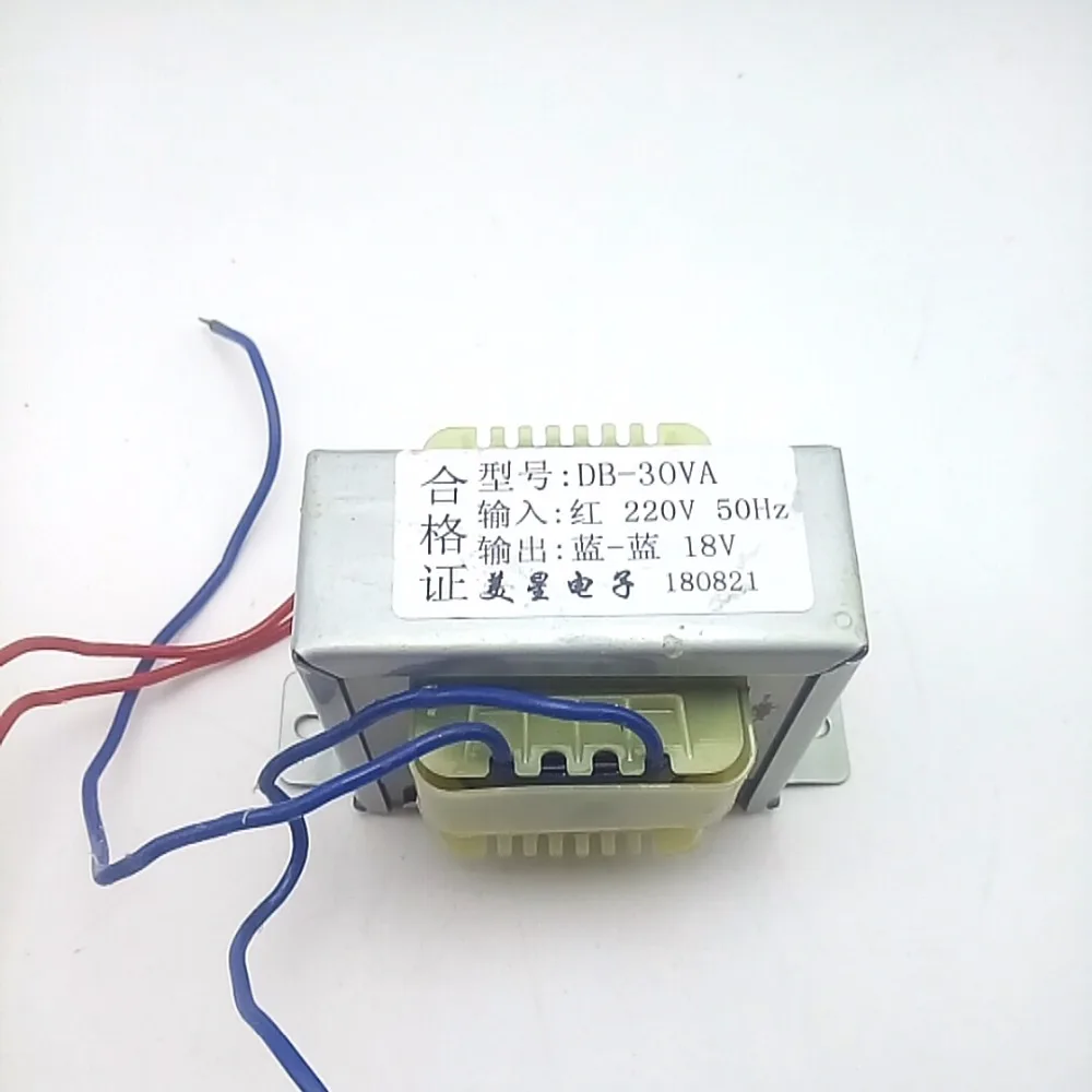 

EI type transformer EI66-28 30W DB-30VA 220V to 18V AC AC18V 1.67A