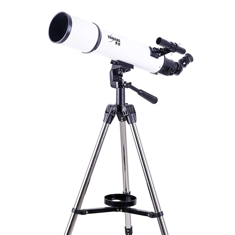 Professinal HD Astronomical Refractive Monocular Telescope F80600 with Tripod & Bag Space Observing Telescope for Astrophiles