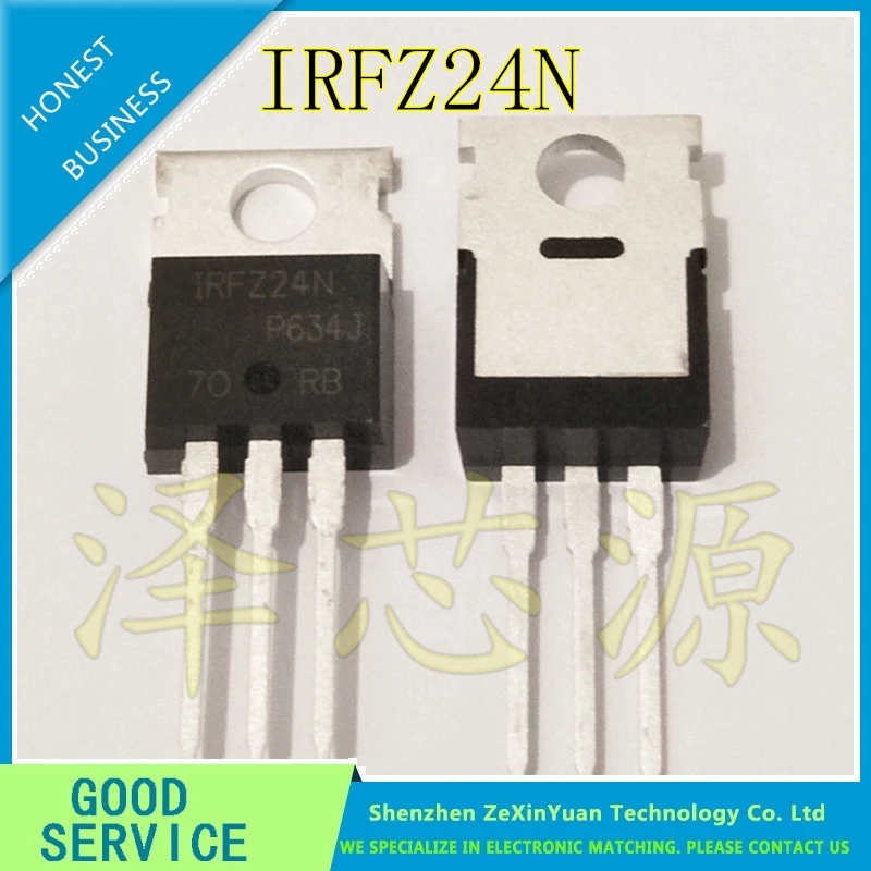 50PCS/LOT IRFZ24N IRFZ24 IRFZ24NPBF MOSFET TO-220
